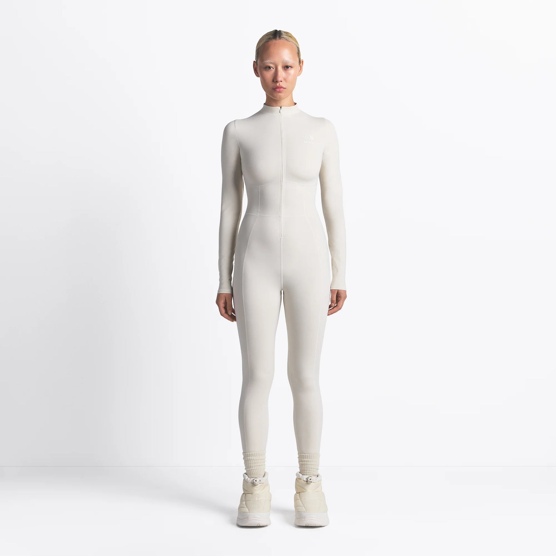 THE NORTH FACE X SKIMS REFINA BODYSUIT | BONE
