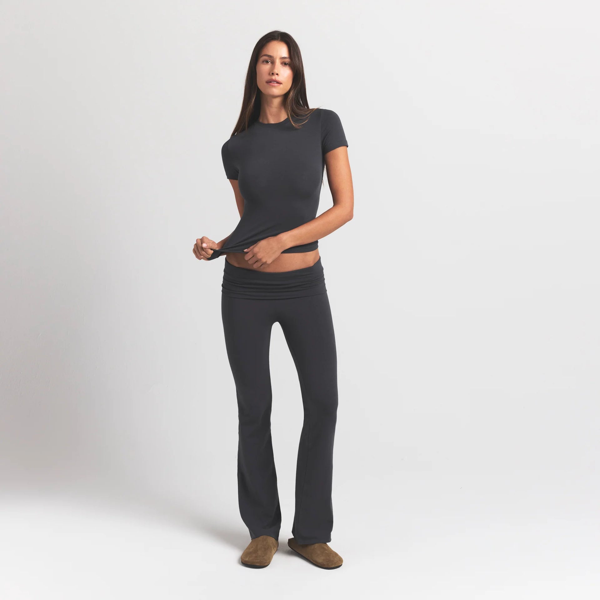 COTTON JERSEY T-SHIRT | ASH