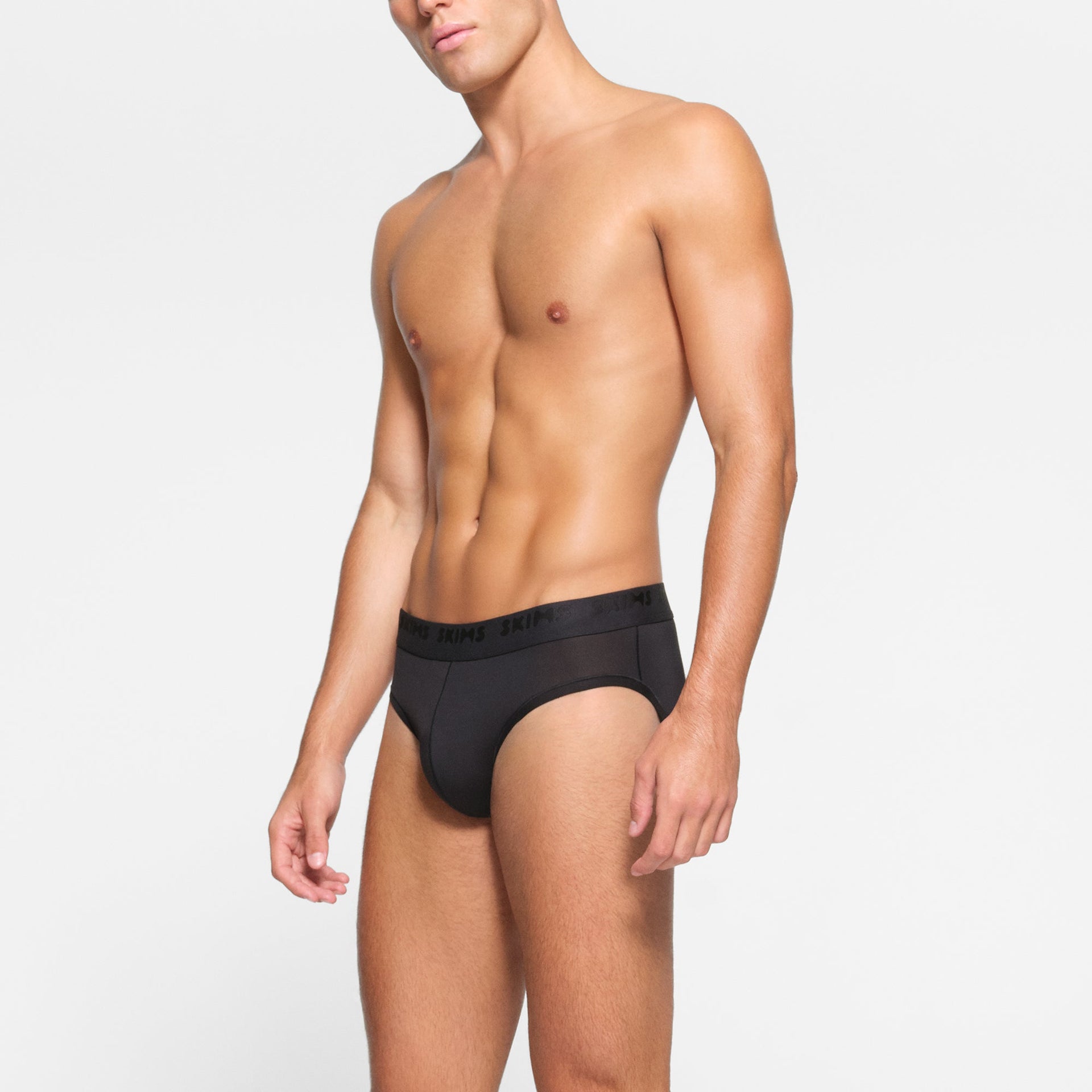 SKIMS STRETCH MENS BRIEF 3-PACK | OBSIDIAN