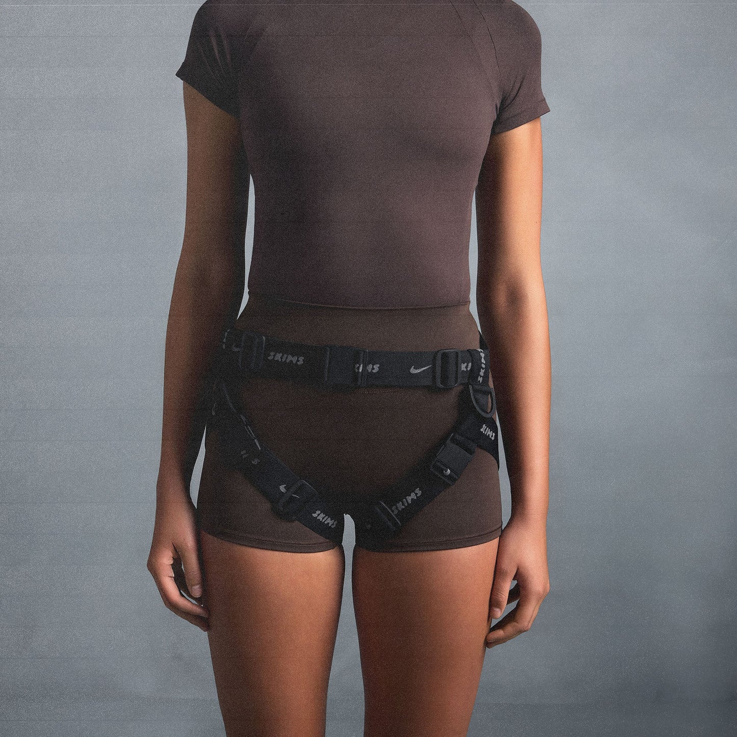 NikeSKIMS MATTE 3" SHORT | DARK SEPIA