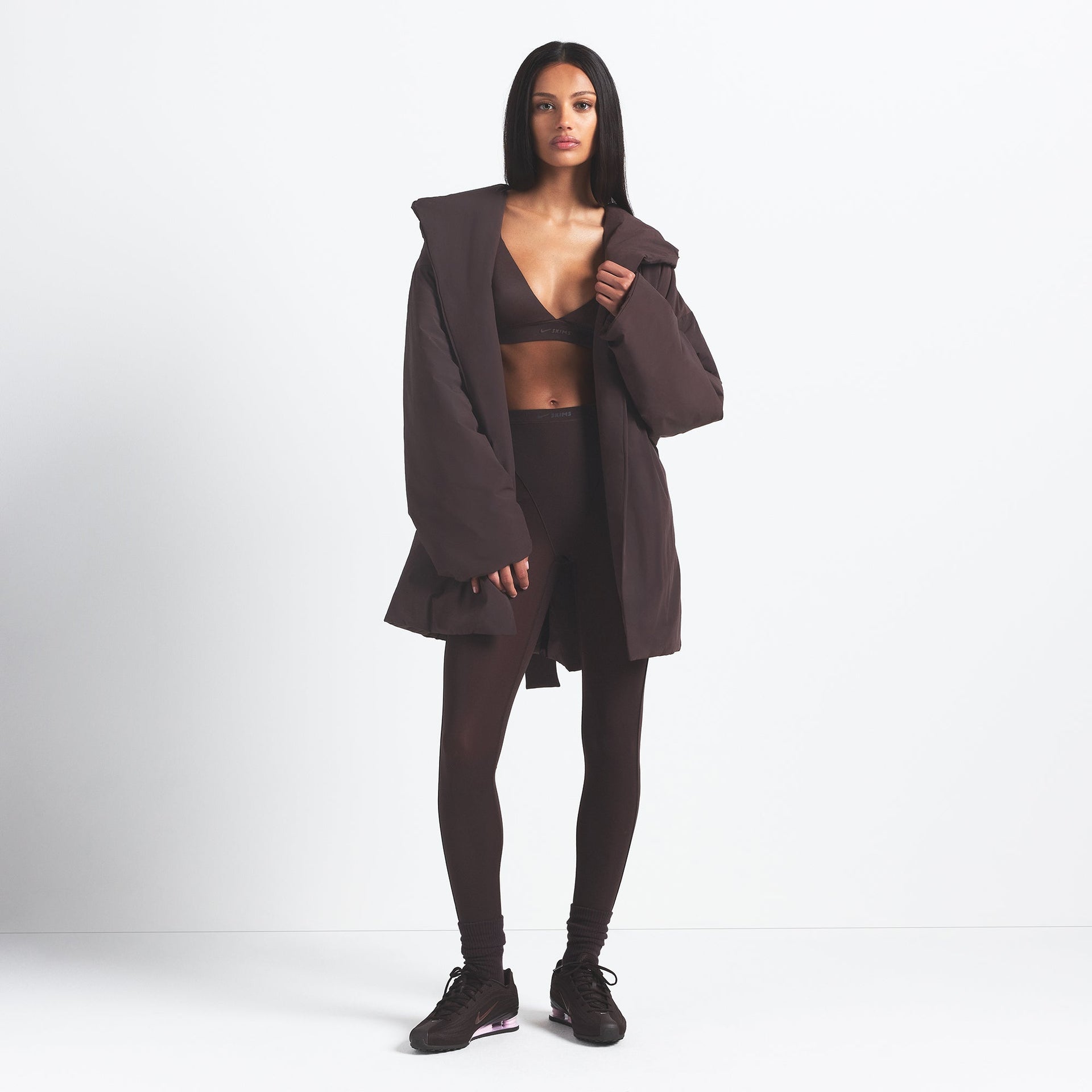NikeSKIMS WOVEN NYLON WRAP COAT | PHOENIX