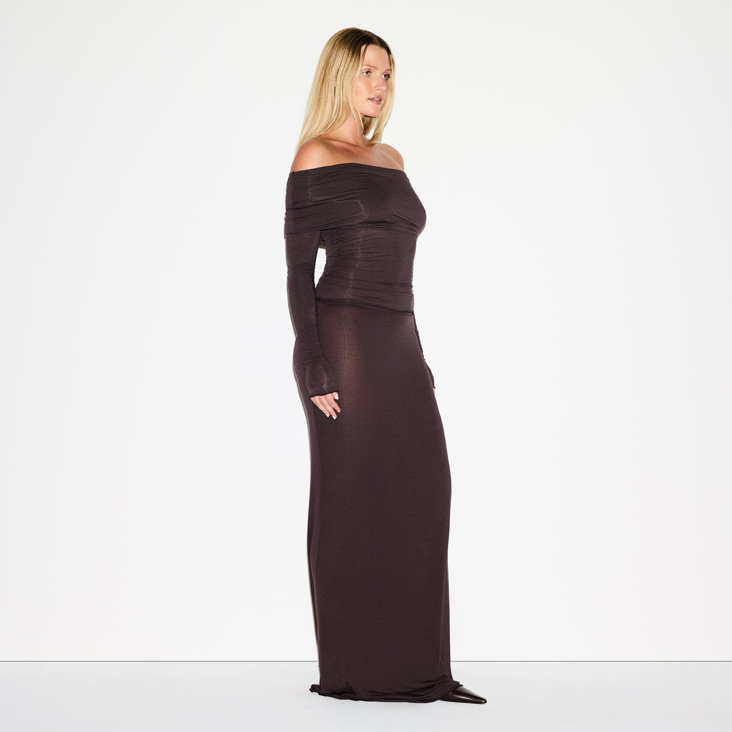 SHEER MODAL OFF THE SHOULDER TOP | PHOENIX