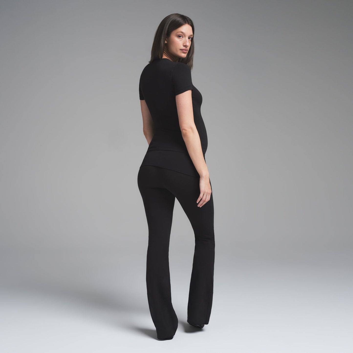 COTTON JERSEY MATERNITY FOLDOVER PANT | SOOT