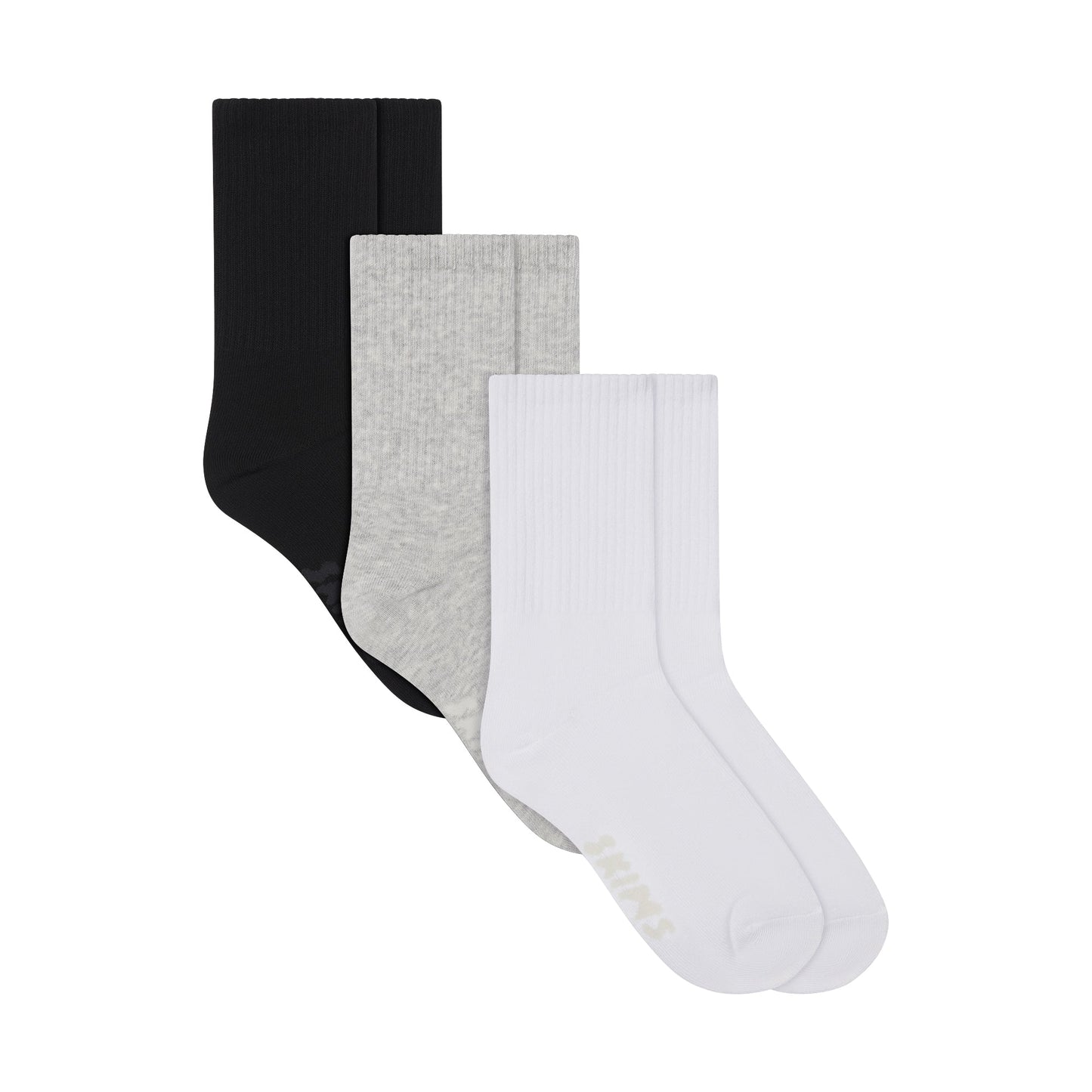 RIBBED CREW SOCK 3-PACK | CORE MULTI