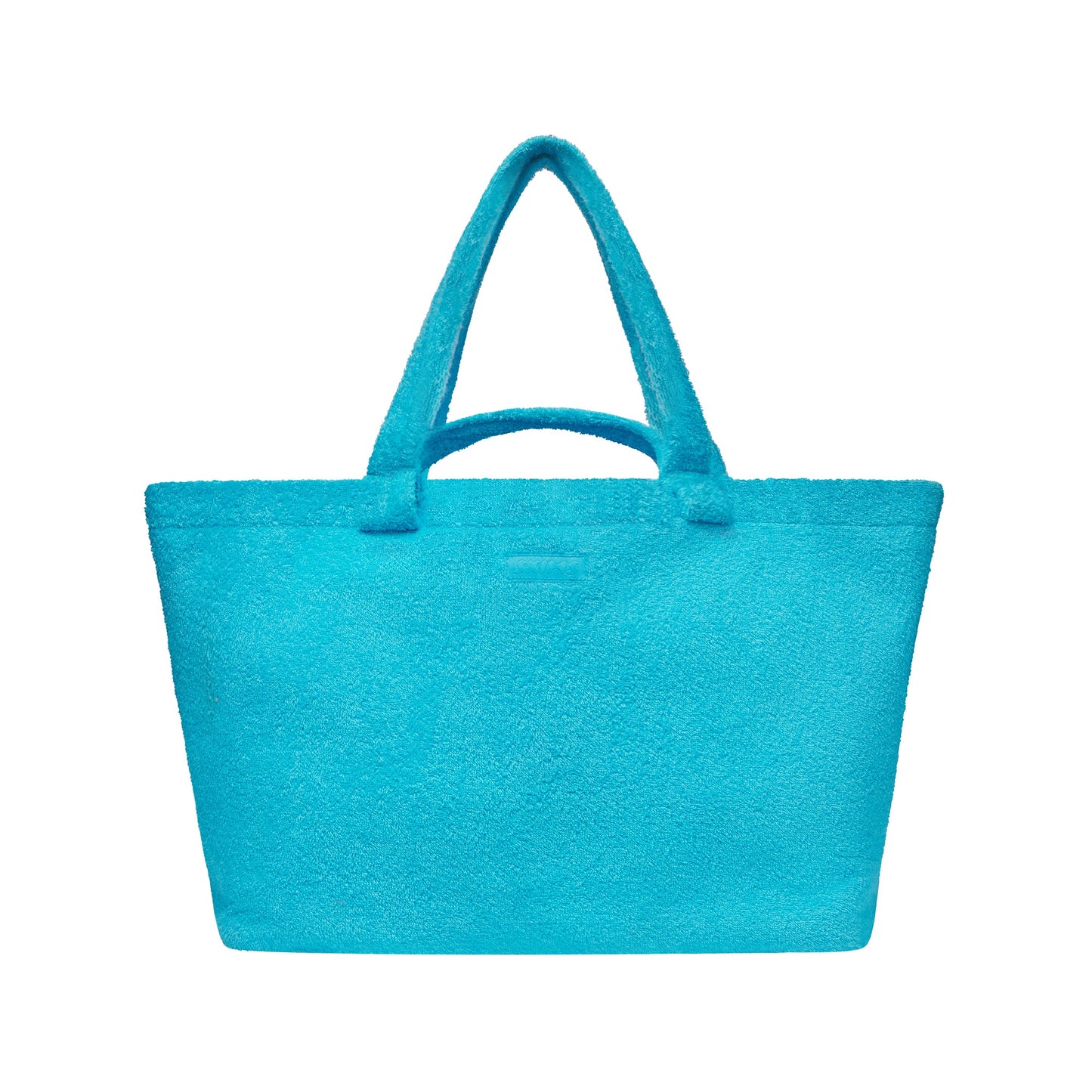 TERRY JUMBO TOTE | CYAN