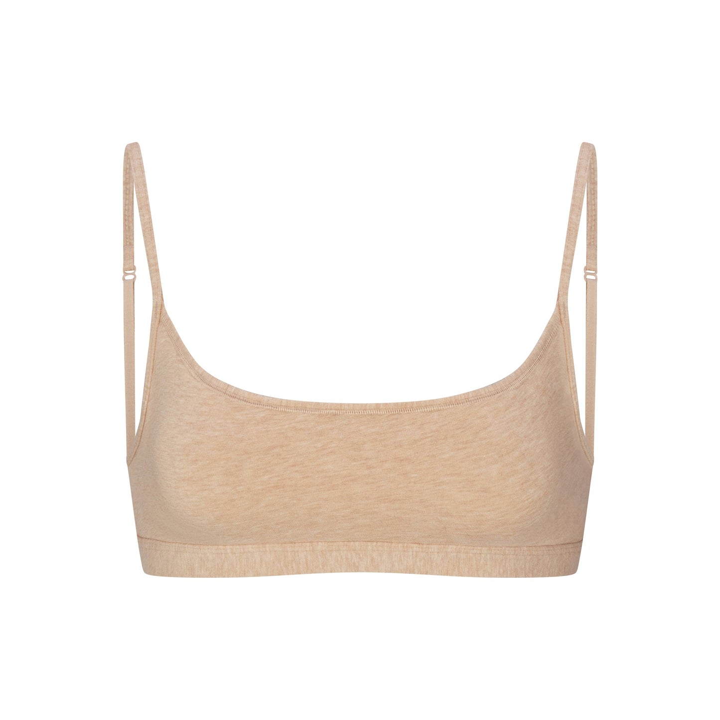 EVERYDAY COTTON SCOOP BRALETTE | CLAY HEATHER