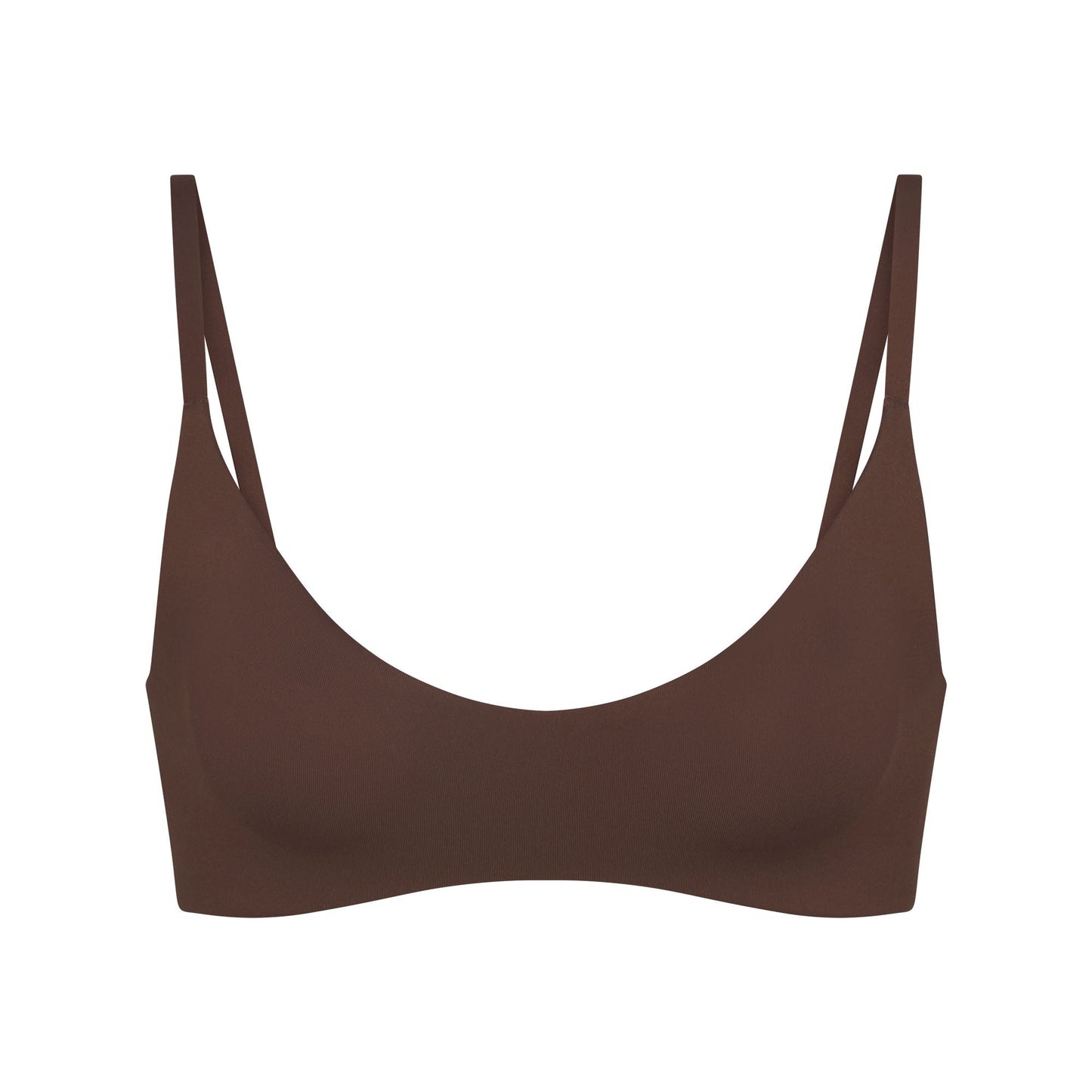 NikeSKIMS MATTE MICRO SCOOP BRA | DARK SEPIA