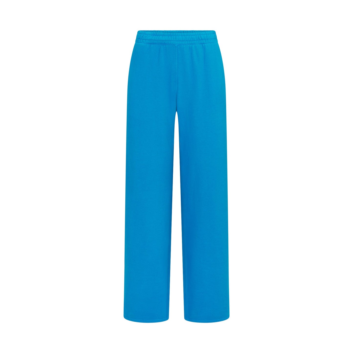 FRENCH TERRY STRAIGHT LEG PANT | CERULEAN