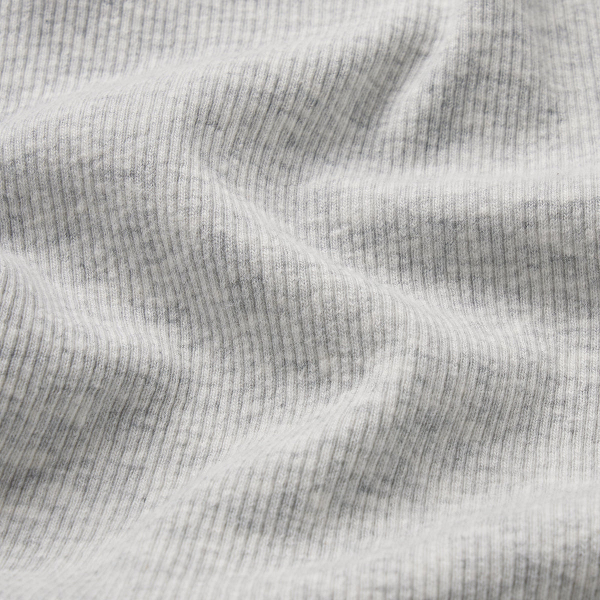 COTTON RIB MID RISE LEGGING | LIGHT HEATHER GREY