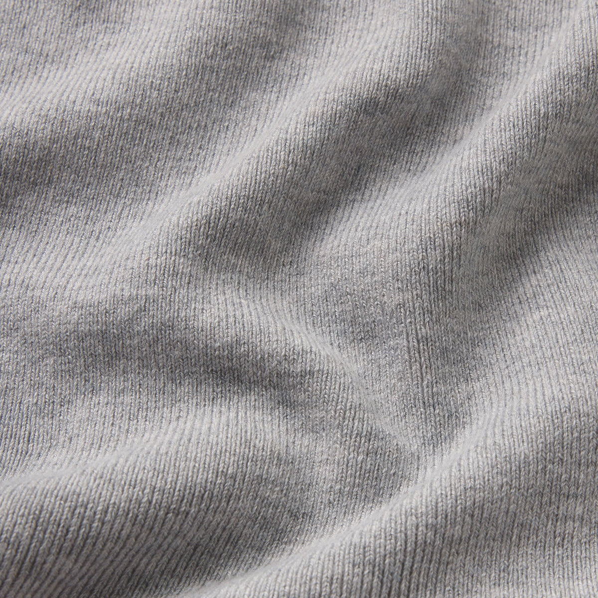 ESSENTIAL KNIT WRAP SWEATER | MID HEATHER GREY