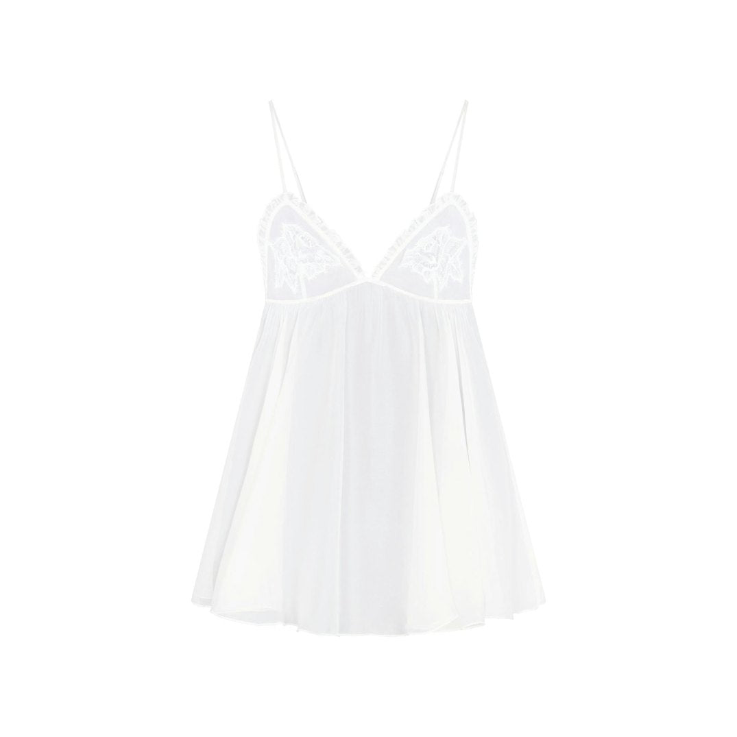SKIMS ROMANCE BABYDOLL SLIP | IVORY