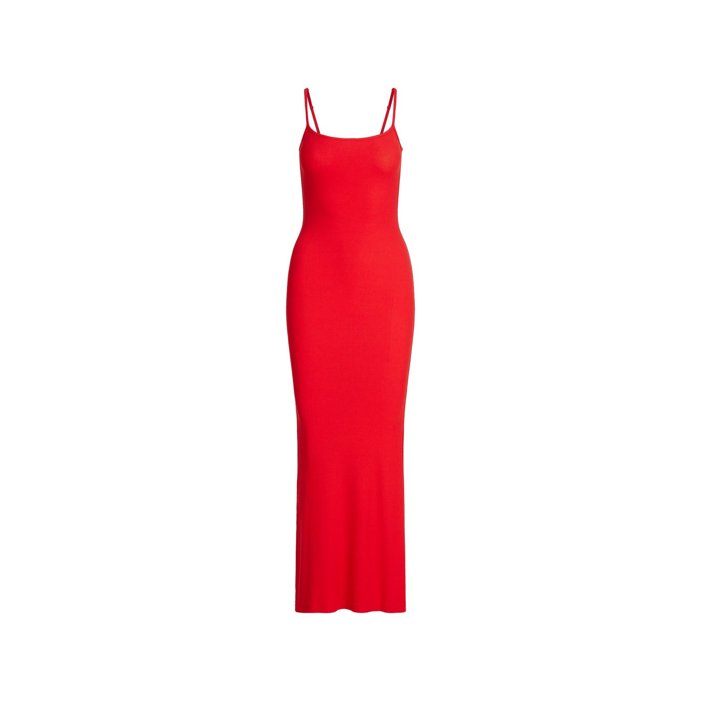 SOFT LOUNGE LONG SLIP DRESS | CHERRY
