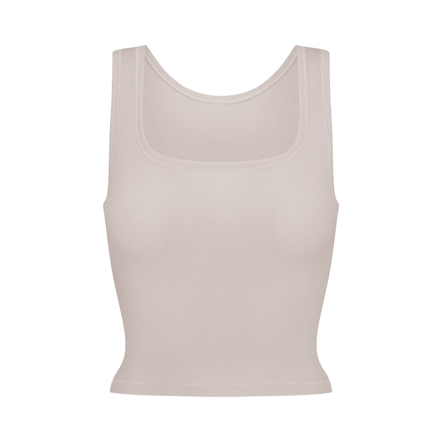 COTTON RIB TANK | STONE