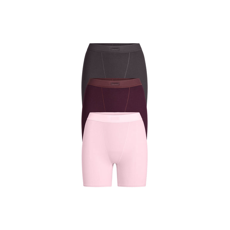 COTTON RIB BOXER 3-PACK | HALITE MULTI