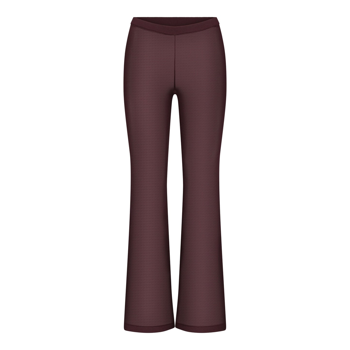 SLINKY KNIT LOW RISE PANT | CURRANT