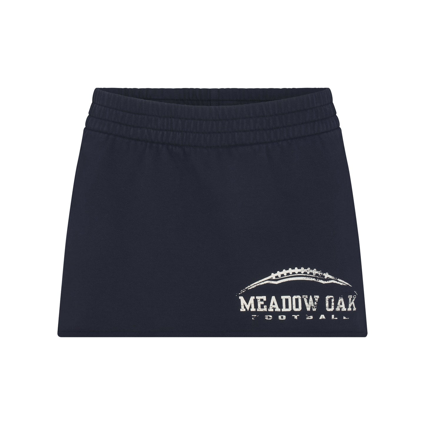 BOYFRIEND FLEECE MINI SKIRT | NAVY MEADOW OAK