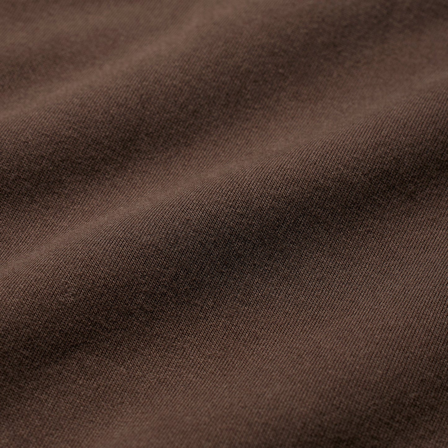 COTTON FLEECE CLASSIC ZIP UP HOODIE | DARK SEPIA
