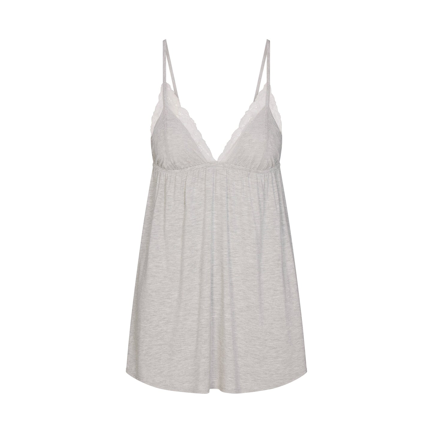 SKIMS SLEEP BABYDOLL DRESS | LIGHT HEATHER GREY