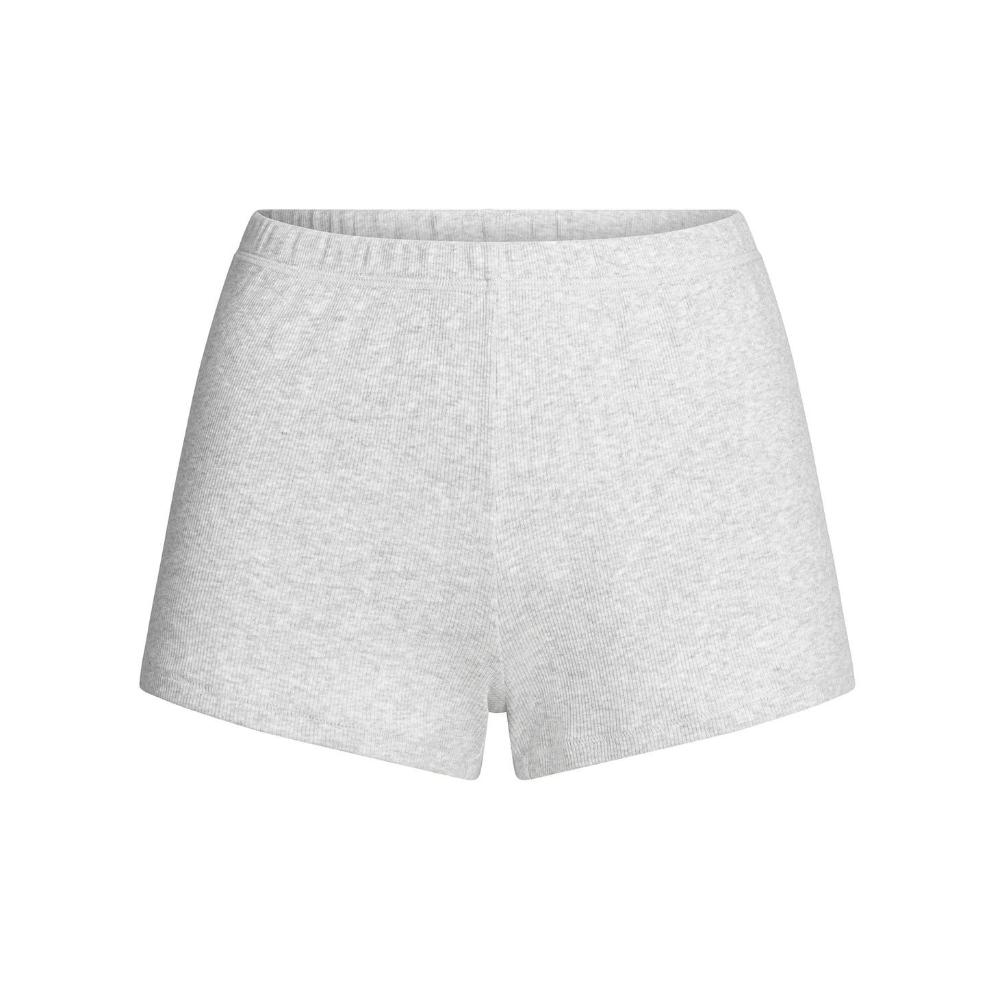 COTTON RIB LOOSE SHORT | STONE