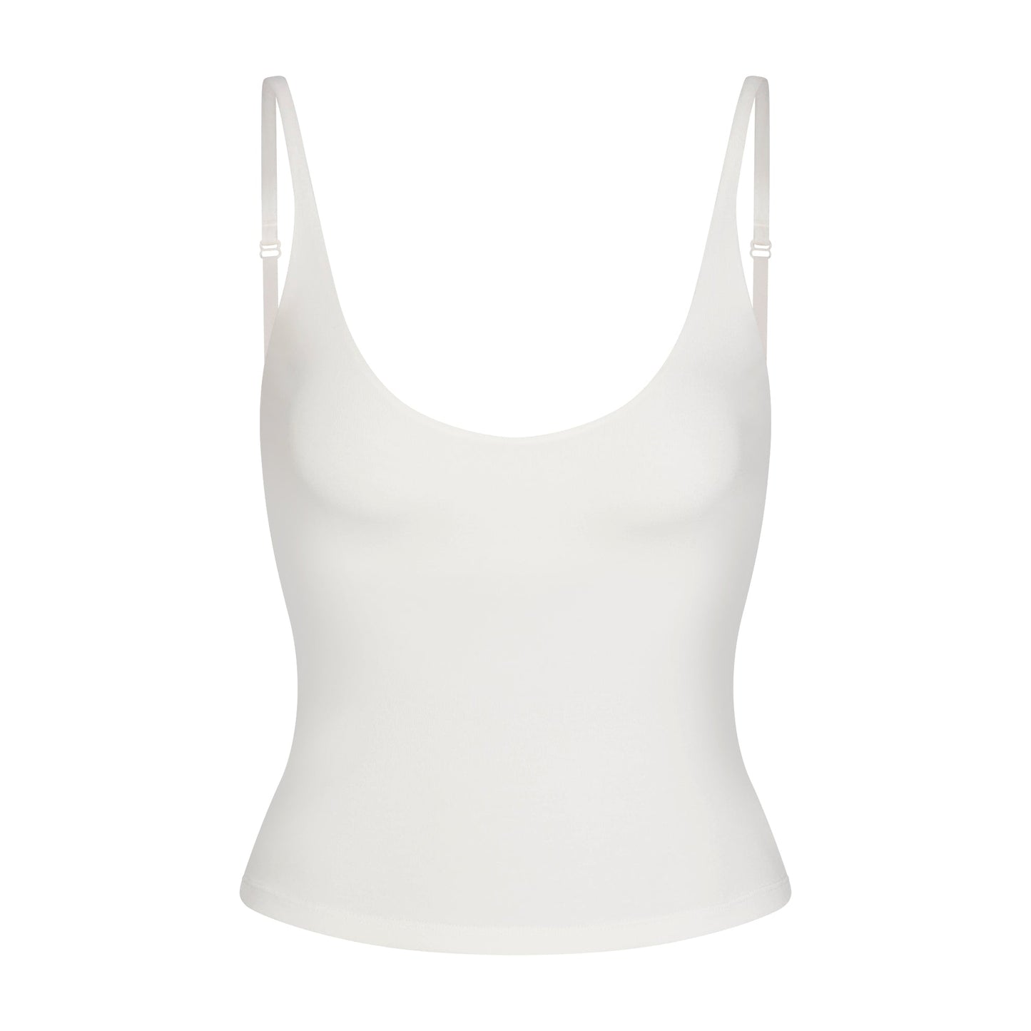 SMOOTH LAYERS SCOOP NECK CAMI | EGRET