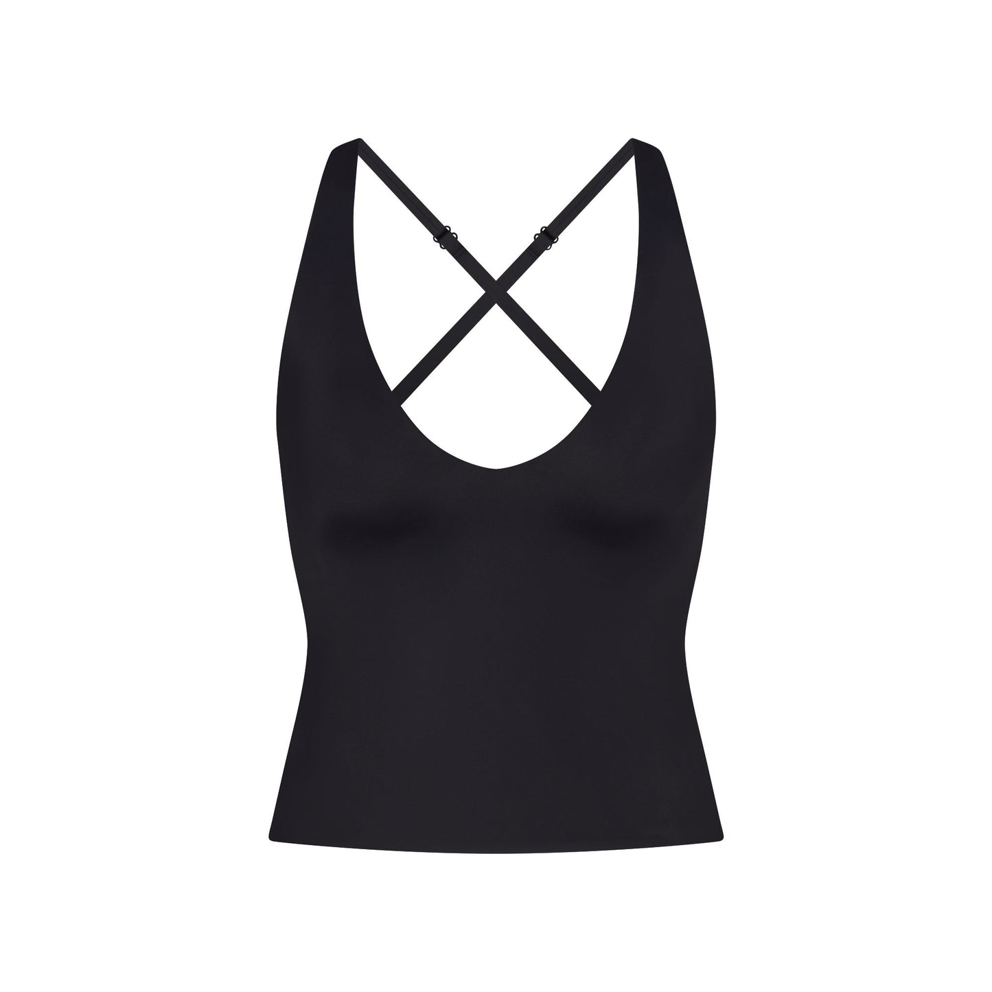 NikeSKIMS SHINE V-NECK TANK | OBSIDIAN