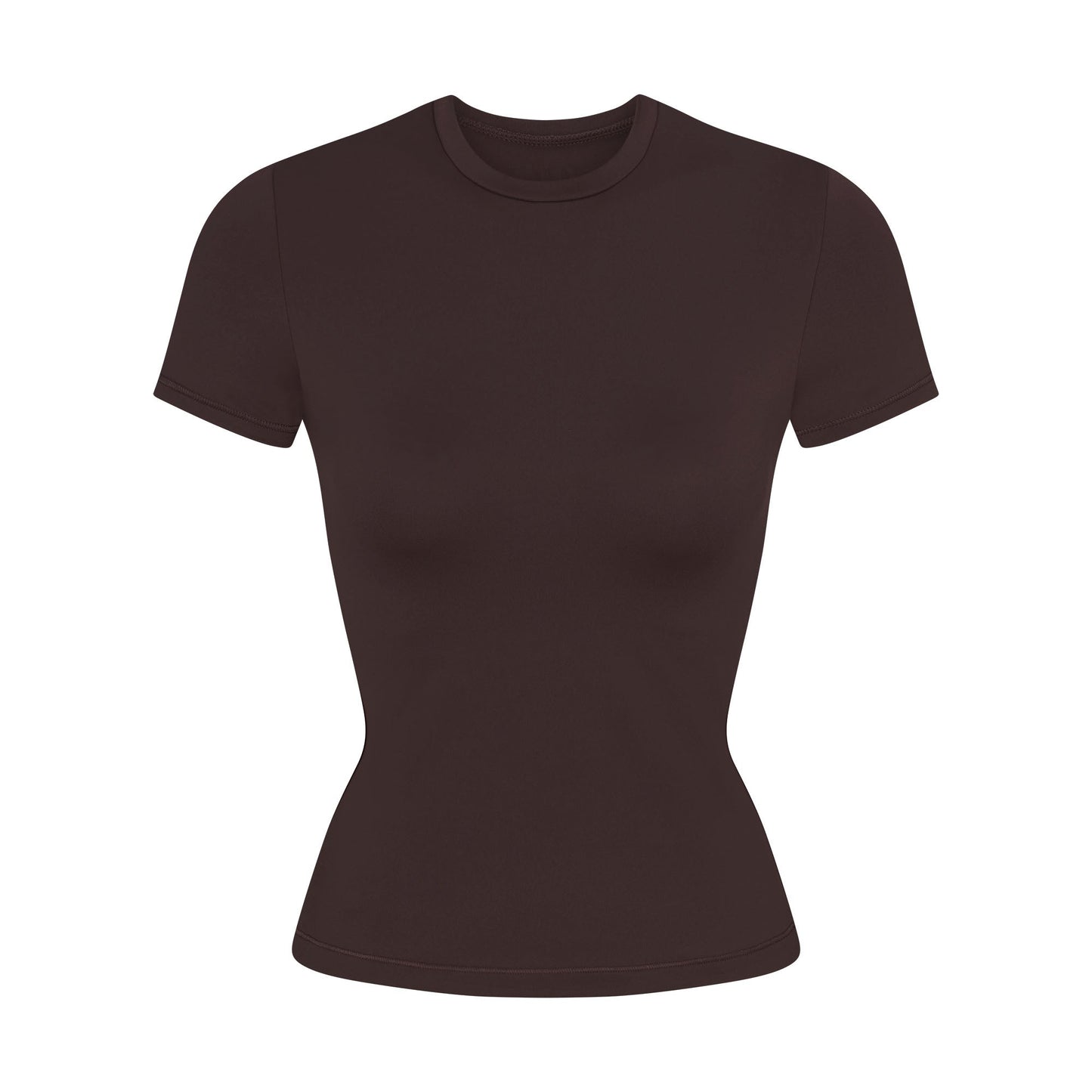 NikeSKIMS MATTE PADDED BABY TEE | DARK SEPIA