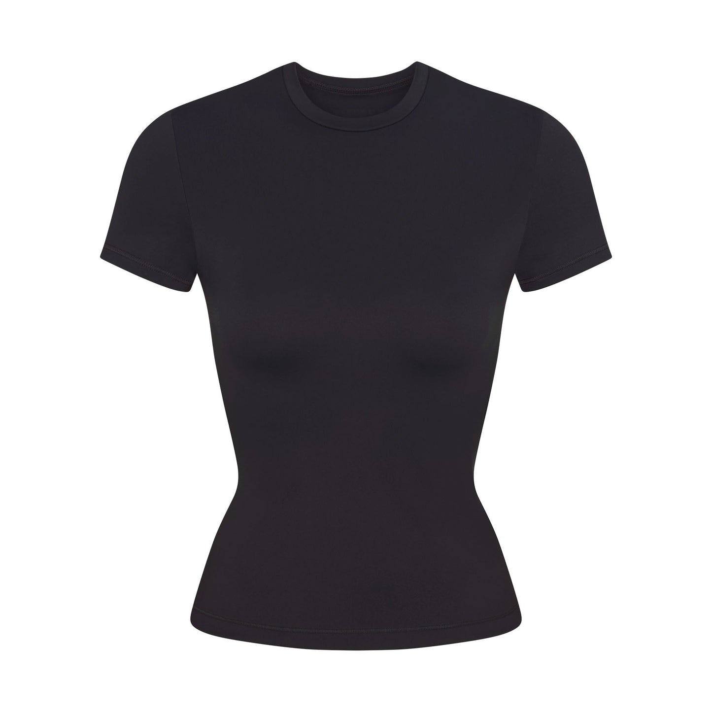 NikeSKIMS MATTE PADDED BABY TEE | OBSIDIAN