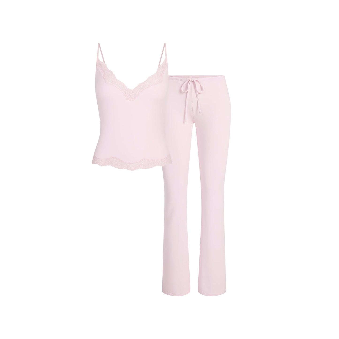 SKIMS SLEEP LACE CAMI AND PANT SET | BLOOM