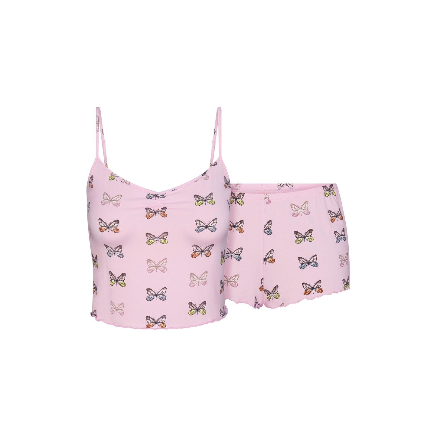 SKIMS SLEEP CAMI SET | PEONY BUTTERFLY PRINT