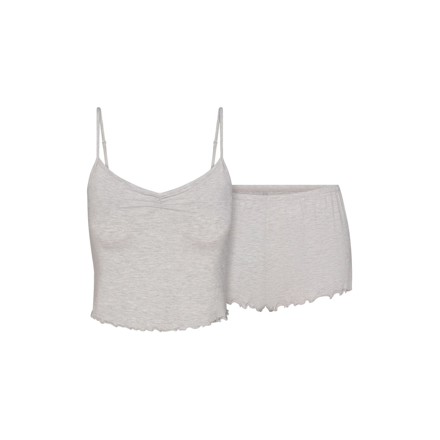 SKIMS SLEEP CAMI SET | LIGHT HEATHER GREY
