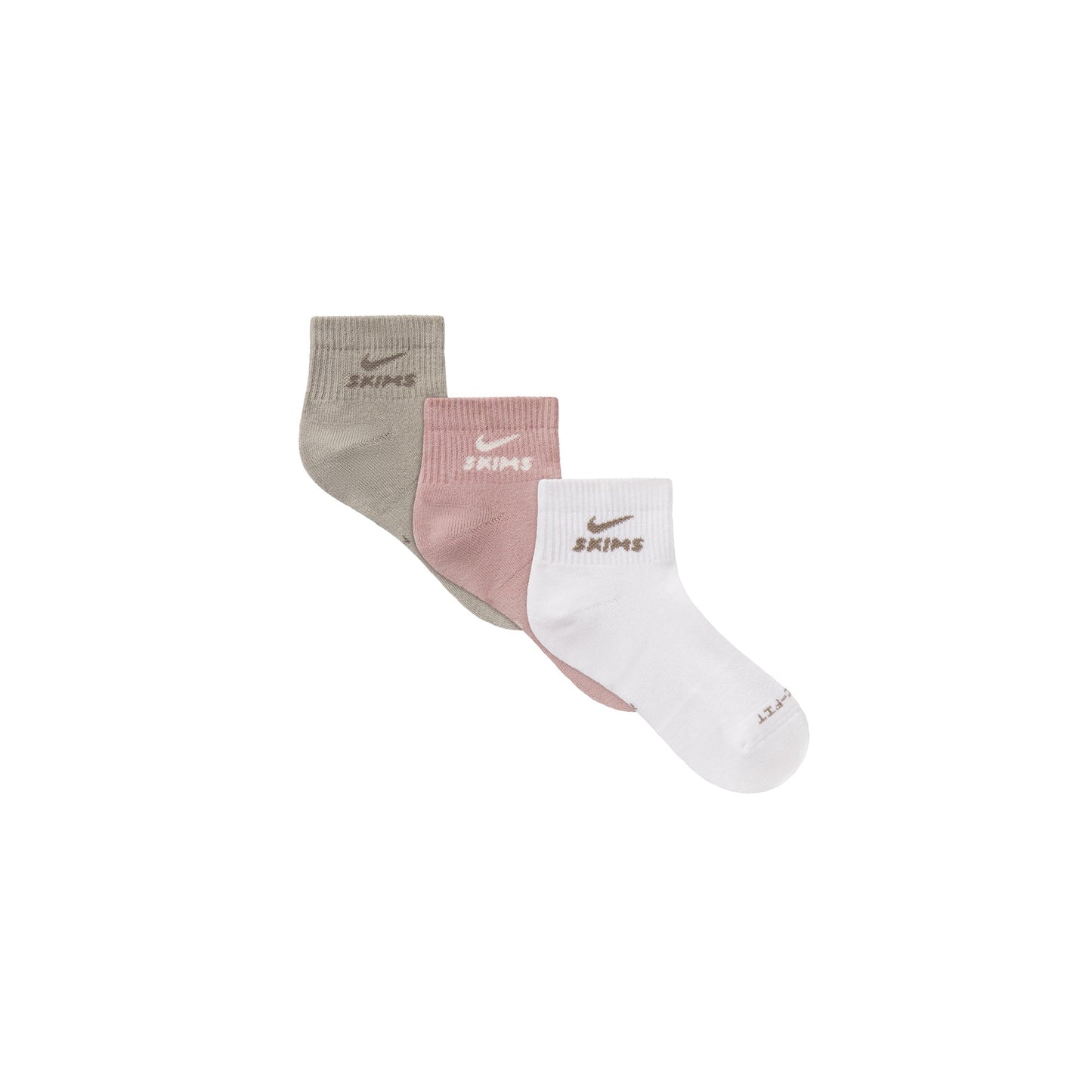 NikeSKIMS ACCESSORIES DRI-FIT QUARTER CREW SOCK 3-PACK | HIMALAYAN MULTI