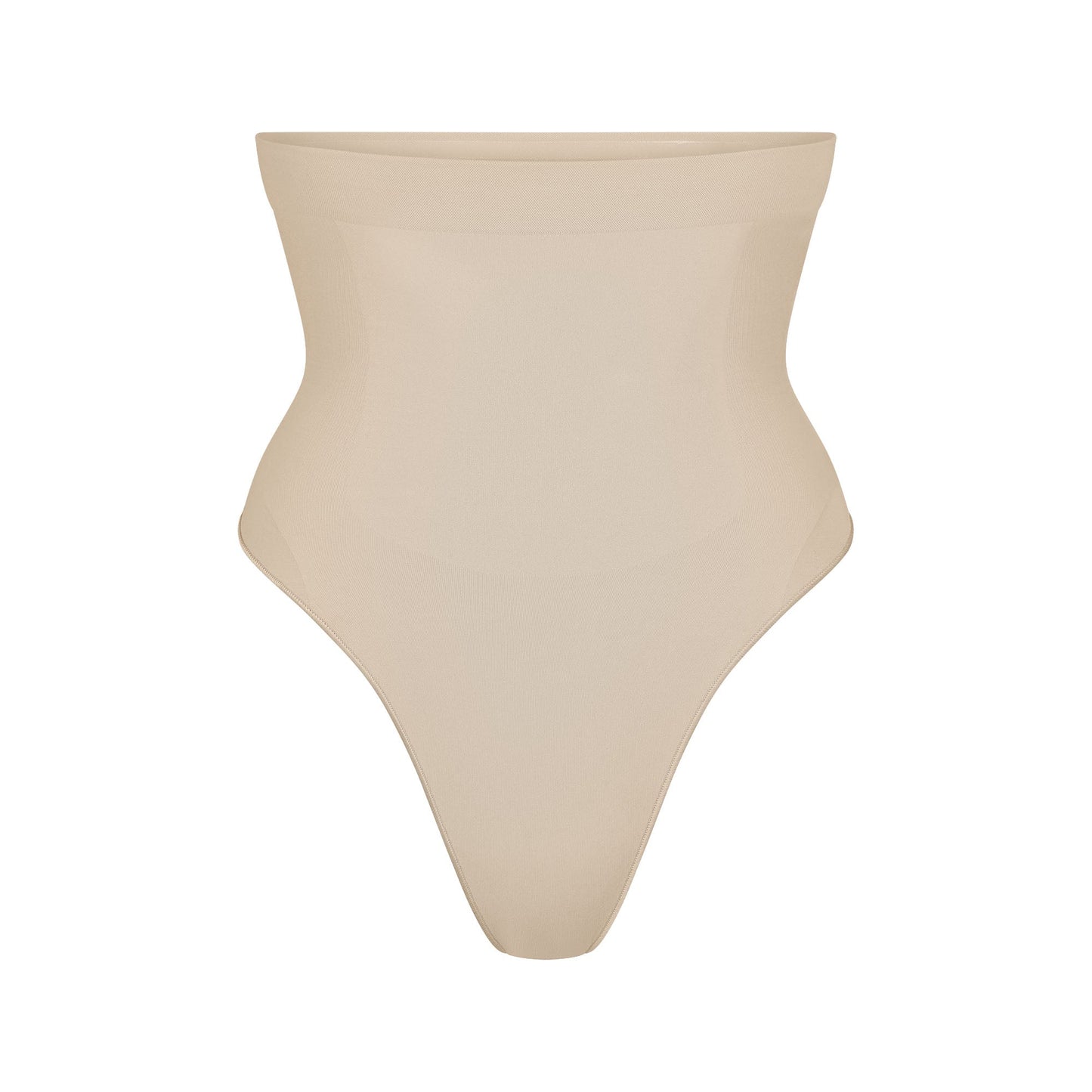 SEAMLESS SCULPT HIGH-WAISTED THONG | SAND