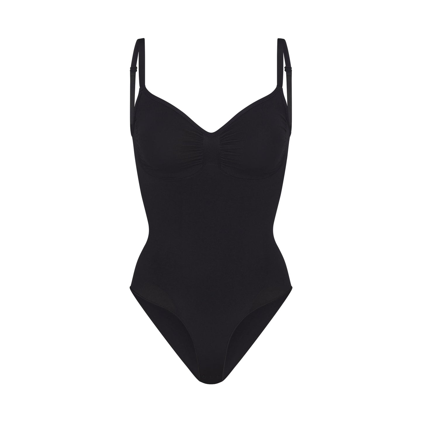 SEAMLESS SCULPT BRIEF BODYSUIT | ONYX
