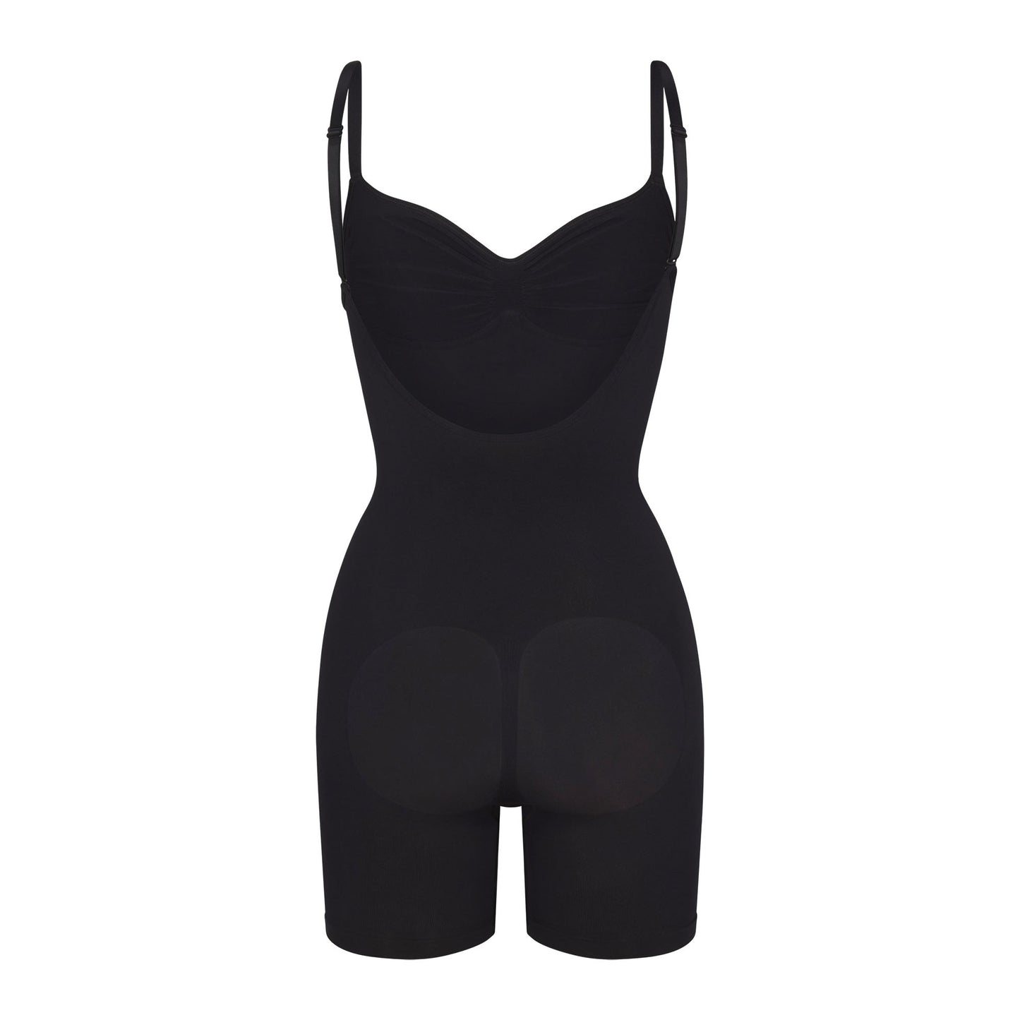 SEAMLESS SCULPT LOW BACK MID THIGH BODYSUIT | ONYX