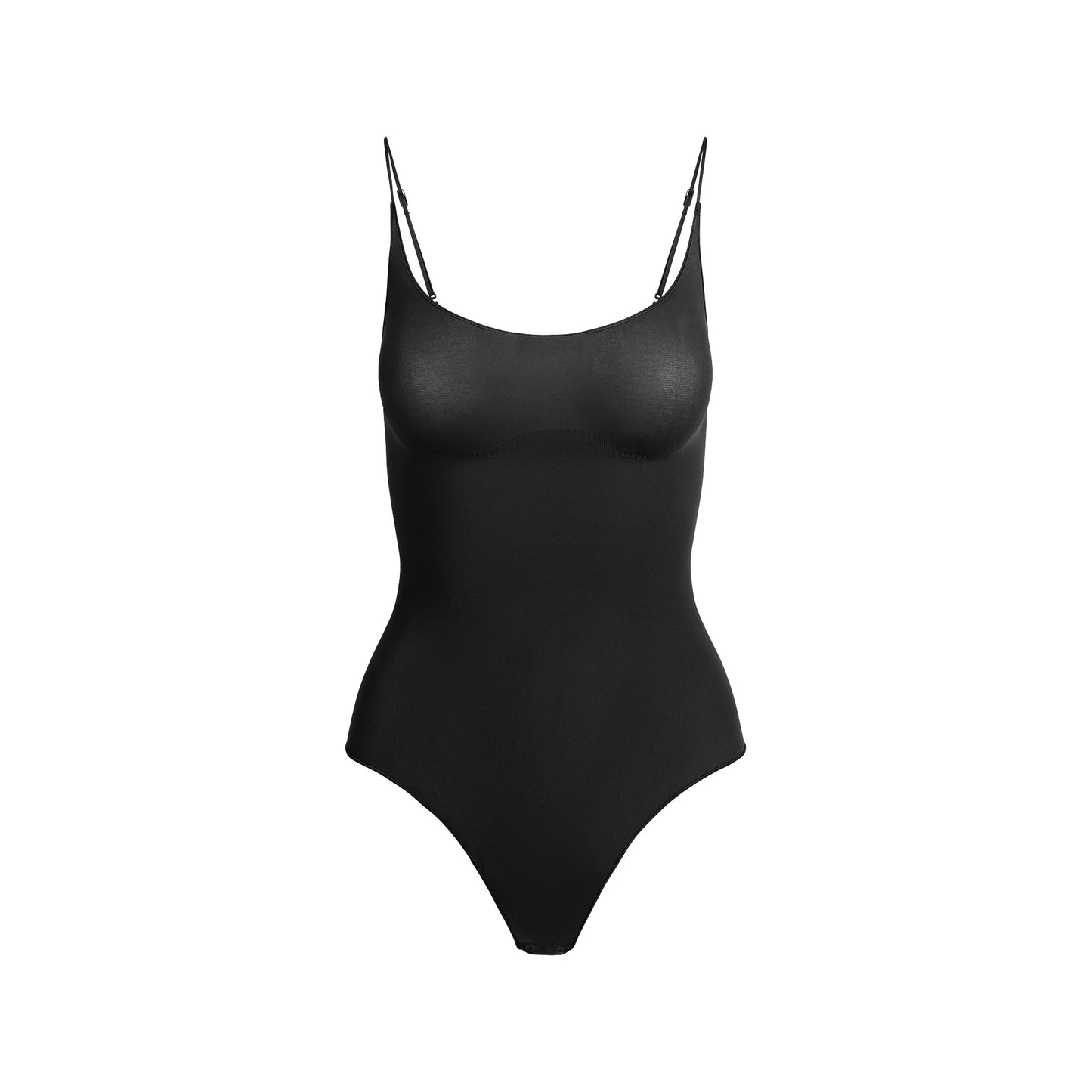 SHEER SEAMLESS THONG BODYSUIT | ONYX
