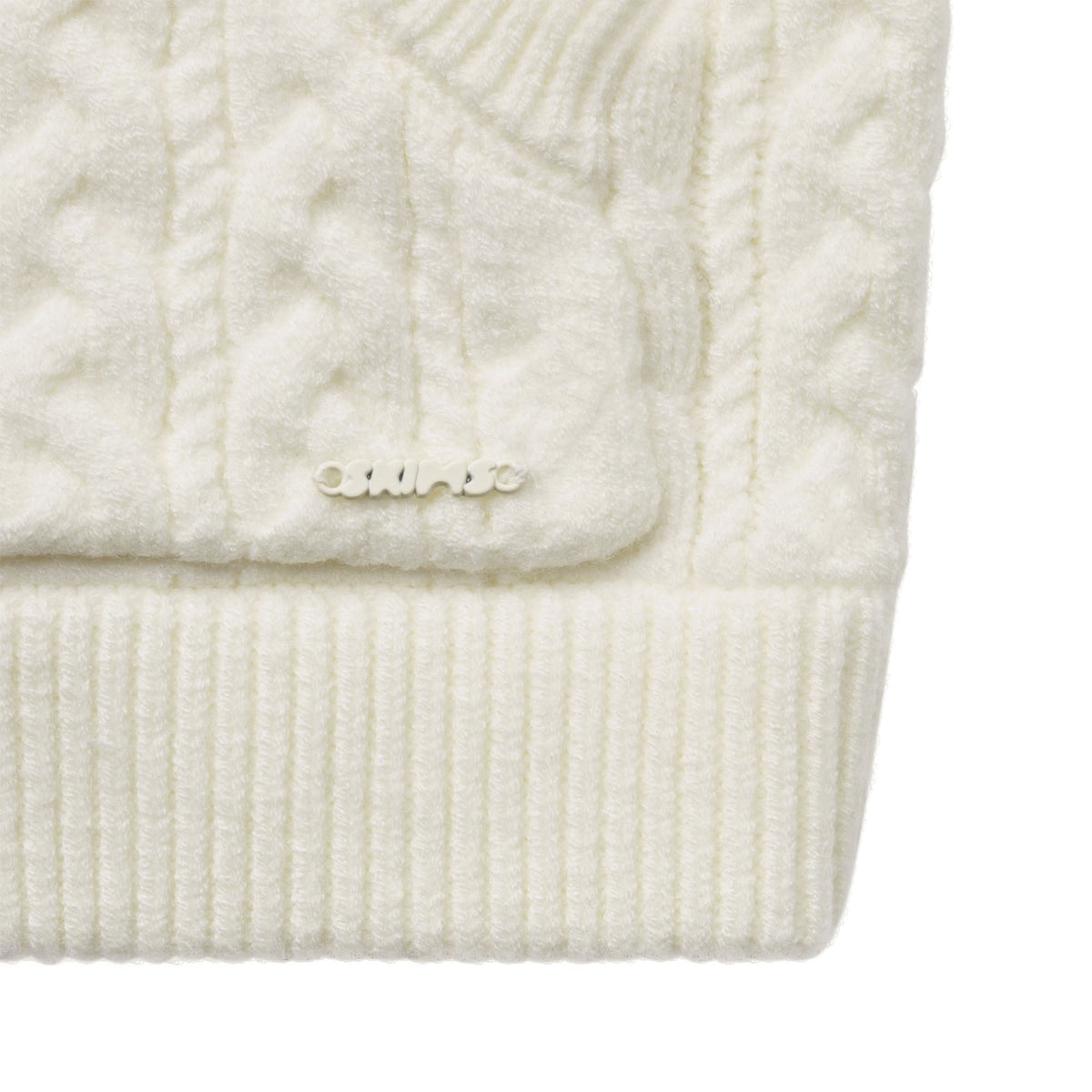 SWEATER KNIT CABLE TURTLENECK | IVORY