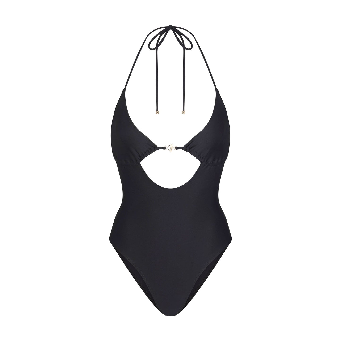 ICONIC SWIM HARDWARE ONE PIECE | OBSIDIAN