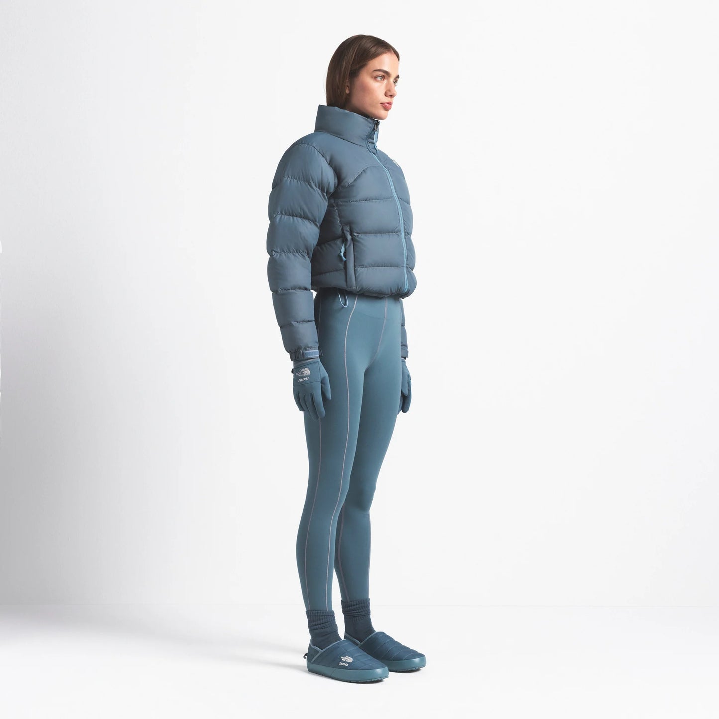 THE NORTH FACE X SKIMS 2000 RETRO NUPTSE JACKET | KYANITE