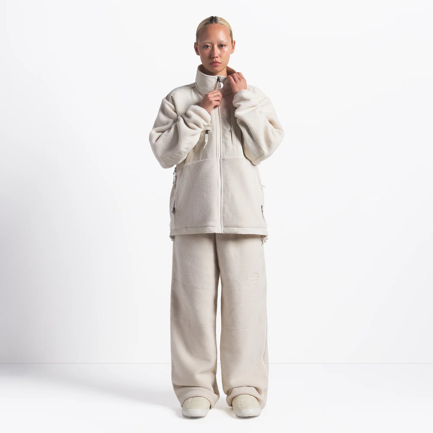 THE NORTH FACE X SKIMS 1995 DENALI FLEECE JACKET | BONE