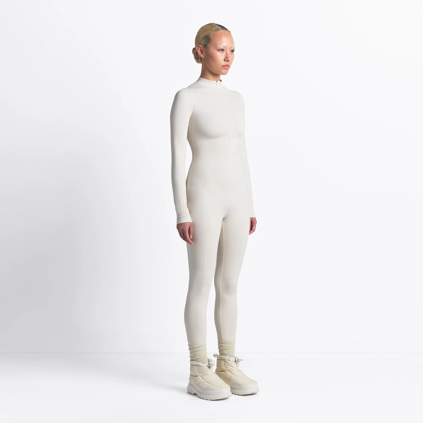THE NORTH FACE X SKIMS REFINA BODYSUIT | BONE