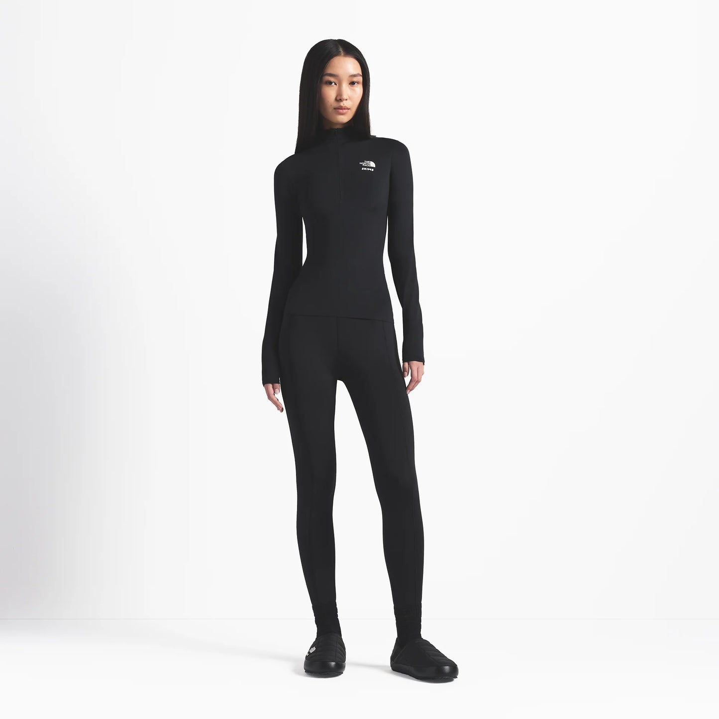THE NORTH FACE X SKIMS REFINA LONG SLEEVE TOP | ONYX