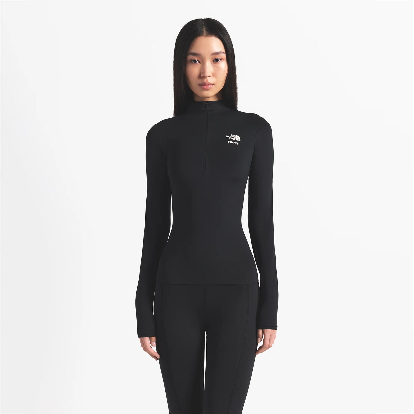 THE NORTH FACE X SKIMS REFINA LONG SLEEVE TOP | ONYX