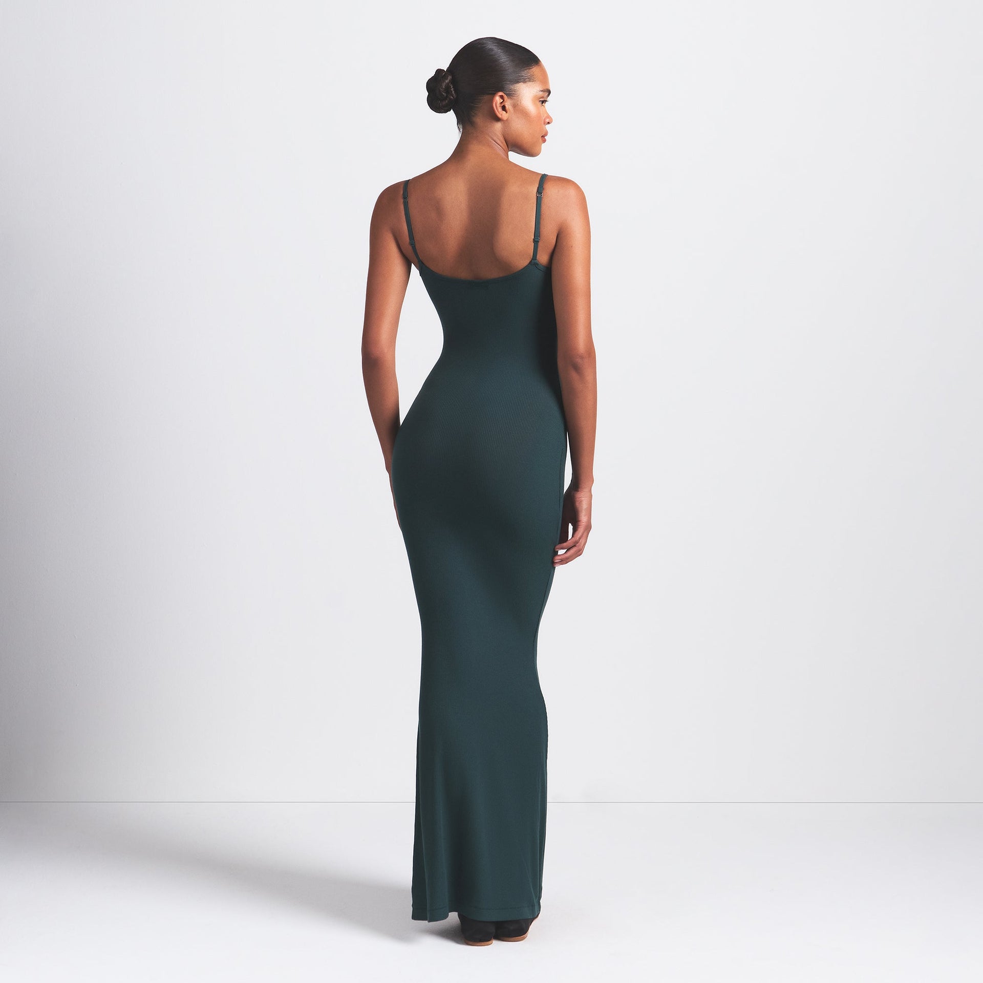 SOFT LOUNGE LONG SLIP DRESS | CYPRESS