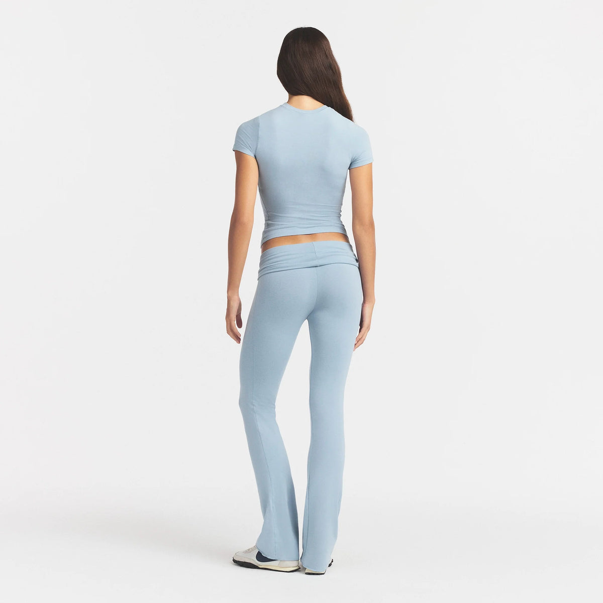 COTTON JERSEY FOLDOVER PANT | FOG