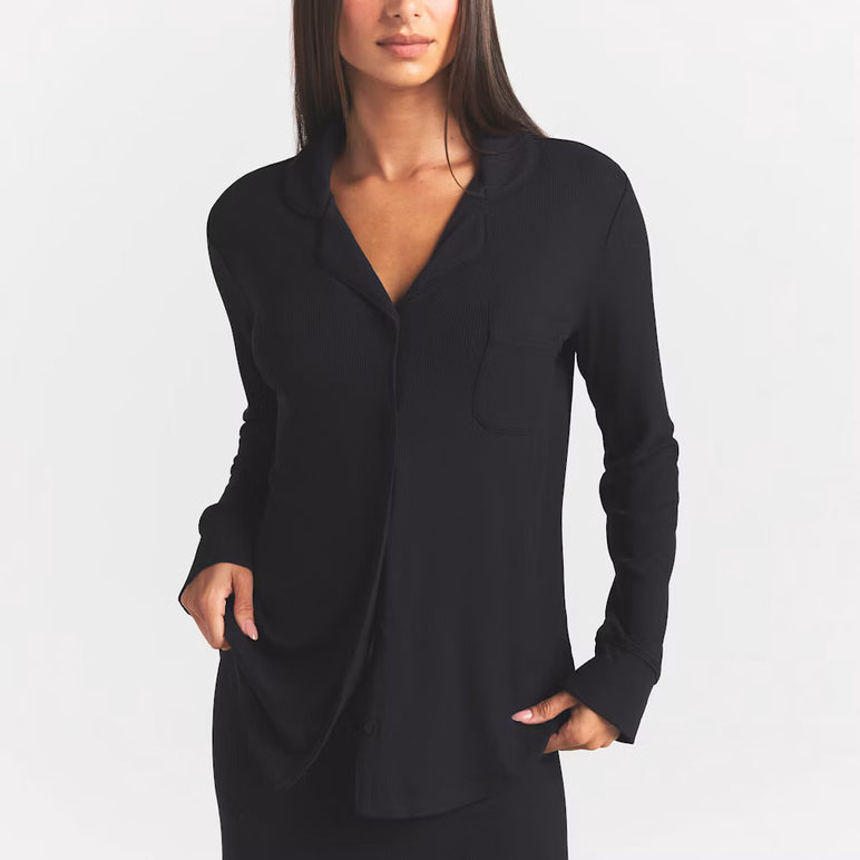 SOFT LOUNGE LONG SLEEP SET | ONYX