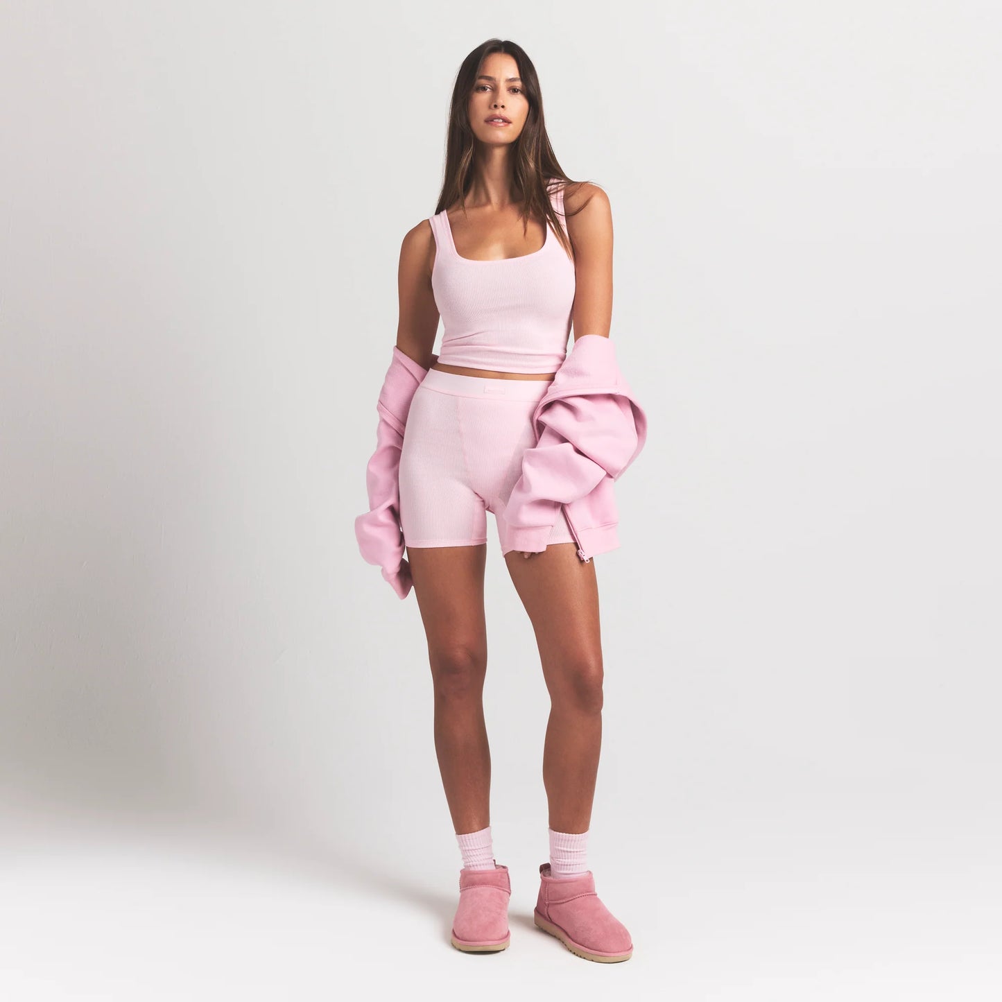 COTTON RIB TANK | CHERRY BLOSSOM