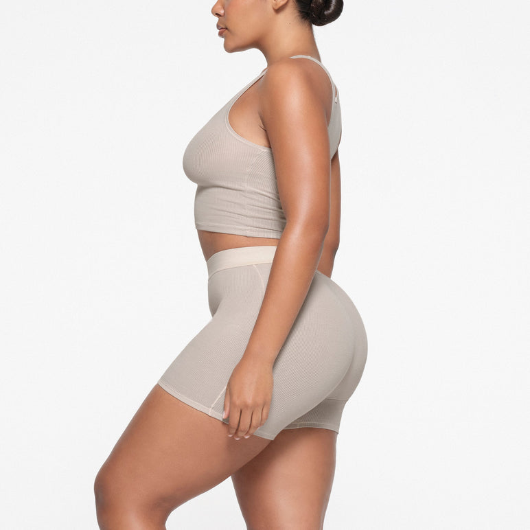 COTTON RIB TANK | STONE