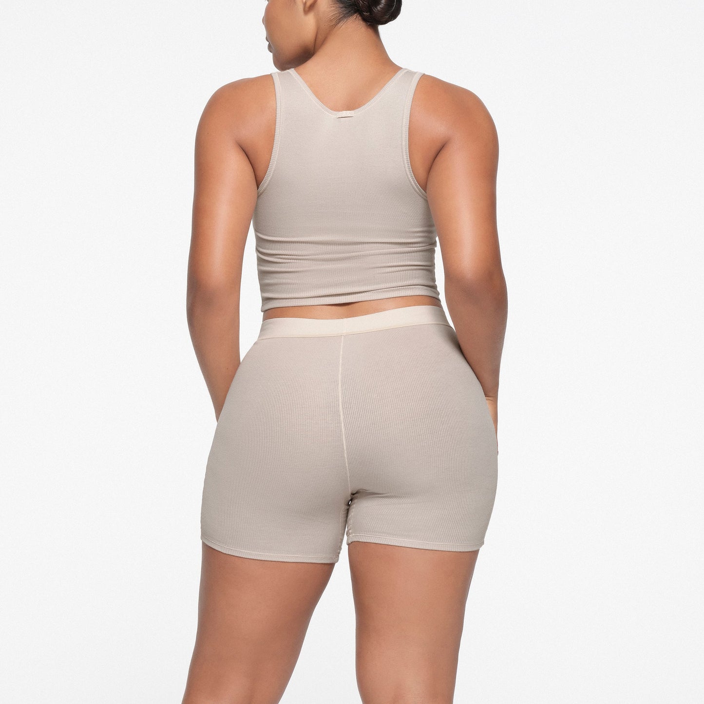 COTTON RIB TANK | STONE