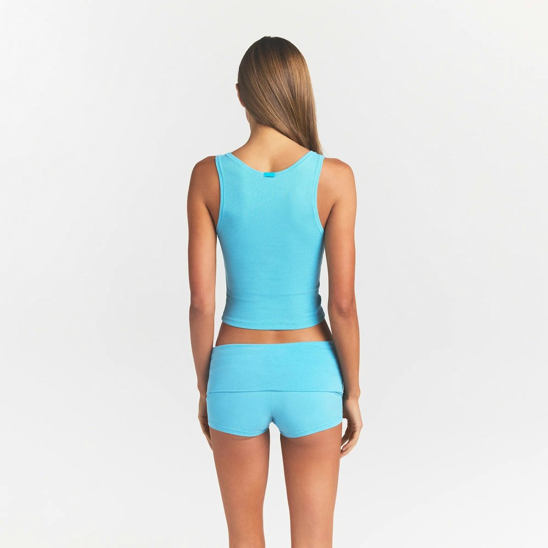 COTTON RIB TANK | WATER