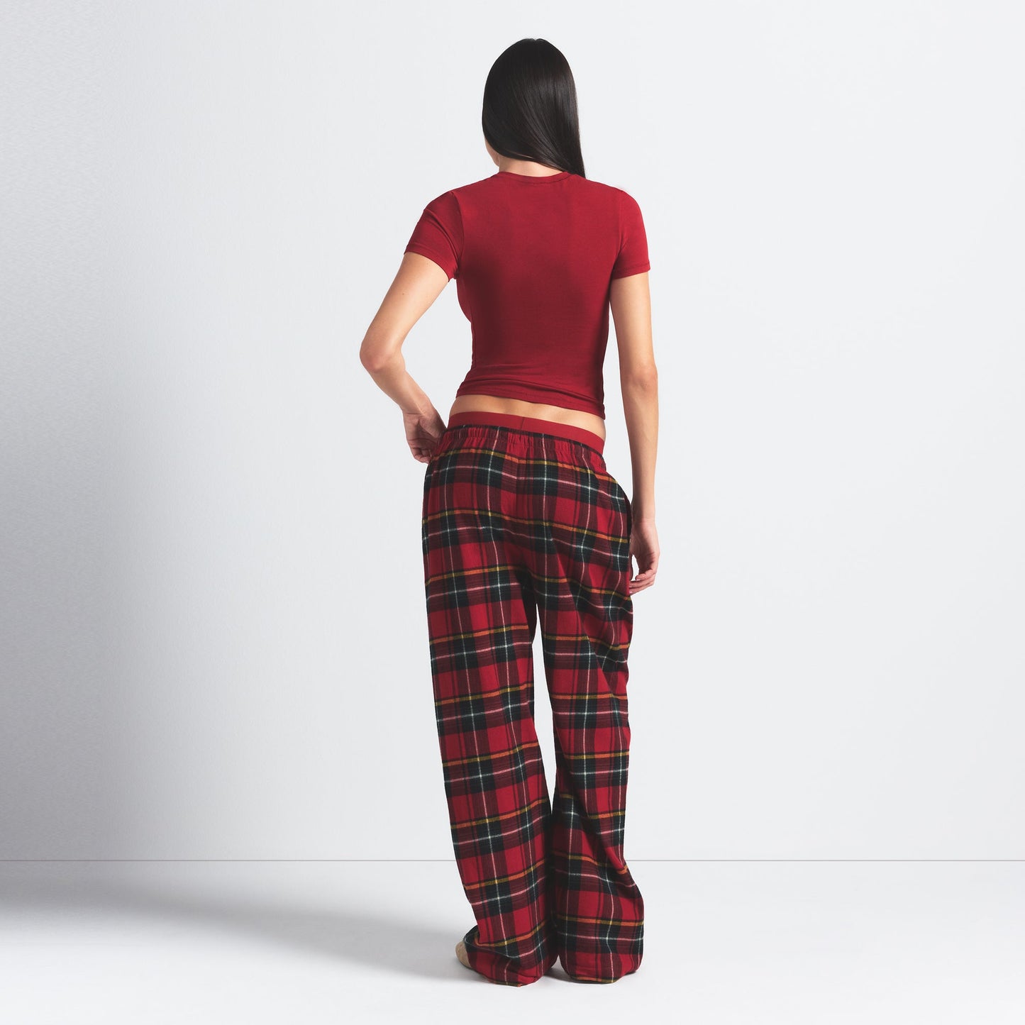 COTTON JERSEY T-SHIRT | BRICK